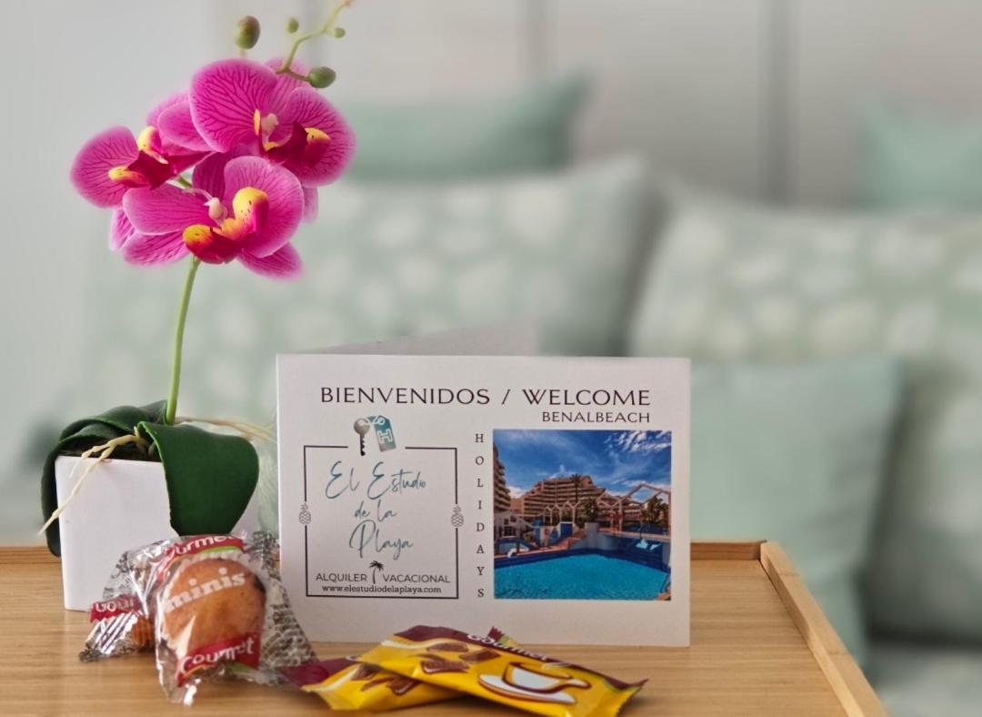 בנאלמדנה El Estudio De La Playa Benalbeach Vistas Al Mar מראה חיצוני תמונה